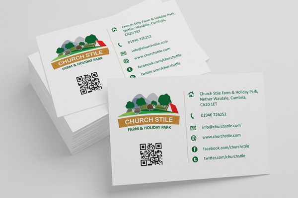 Church Stile Farm -Business Card Design