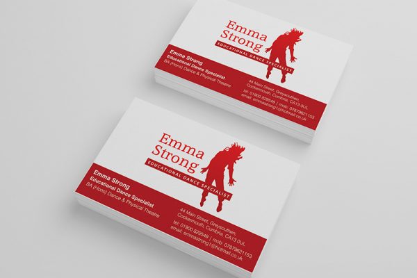 Emma Strong – Business Card Design