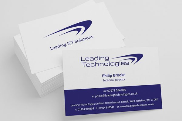 Leading Technologies – Business Card Design