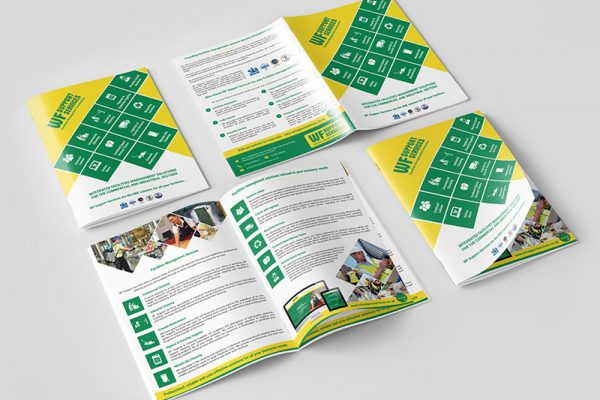 WF Support Services – A4 Brochure Design